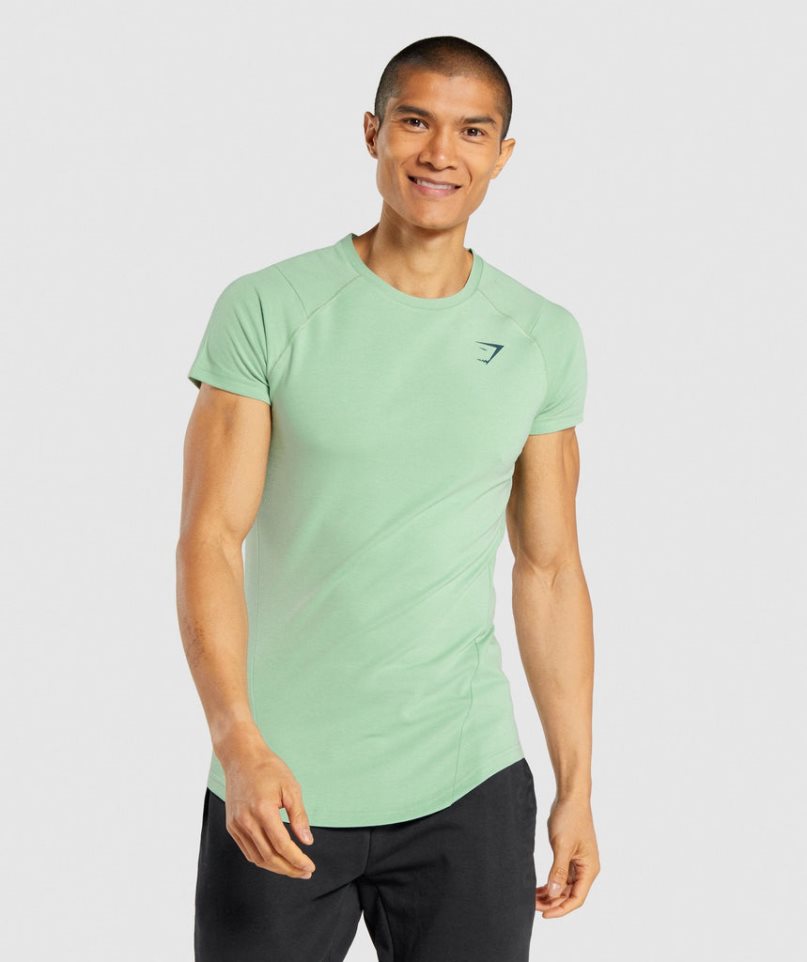 Men\'s Gymshark Bold T-Shirts Green | NZ 5YZERO